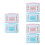 Make-Up Wattepads, Einweg Gesichtspflege Blau Rosa 11