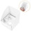 10Pcs Waterproof Plastic Switch for Outdoor Doorbell White 10