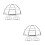 6Pièces Couvre-Detecteurs Acier Inox Protection Cuisine Argent 9