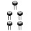 10Pièces Boutons Double Chasse Multi Compatible Wc Ancien 6