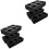 6Pièces Support Boissons Portable Noir En Mousse Pour Café 5