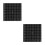 2Pièces Accessoire 3D Pièce Chauffante Noir 6