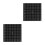 2Pièces Accessoire 3D Pièce Chauffante Noir 8