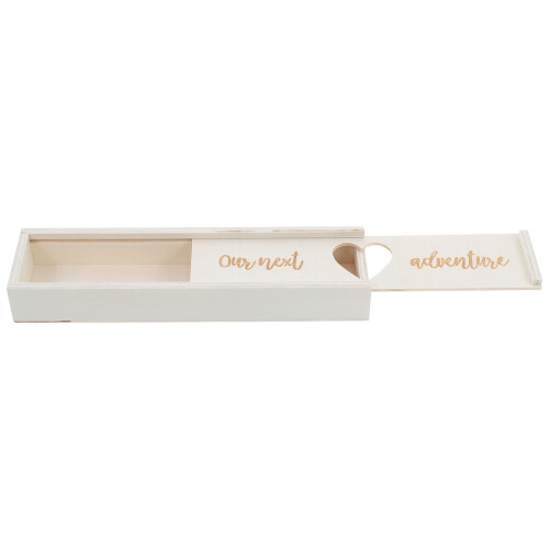 5Pcs Wooden Pregnancy Test Holder Box White Sturdy Keepsake Container 2