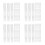 80Pcs Cosmetic Brush Pen Transparent Empty Applicator Tubes for Makeup 4