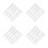 80Pcs Cosmetic Brush Pen Transparent Empty Applicator Tubes for Makeup 8