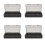 4Pcs Lightweight Hairdressing Storage Box with Double-Sided Design 9