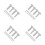 28Pairs Stainless Steel Heavy Duty Rivets Secure Handle Pins 5