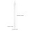 60Pcs Durable Plastic Merchandise Straps White with S Hooks for Retail 2