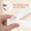 60Pcs Durable Plastic Merchandise Straps White with S Hooks for Retail 6