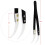 8Pcs Black Ceramic Tweezers for -Resistant Anti-Static 2
