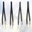 8Pcs Black Ceramic Tweezers for -Resistant Anti-Static 4