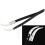 8Pcs Black Ceramic Tweezers for -Resistant Anti-Static 6