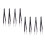 8Pcs Black Ceramic Tweezers for -Resistant Anti-Static 9