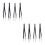 8Pcs Black Ceramic Tweezers for -Resistant Anti-Static 10
