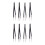 8Pcs Black Ceramic Tweezers for -Resistant Anti-Static 11