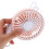 3Pièces Ventilateurs Rose Plastique Mini USB Ventilation Auto 10