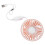 3Pièces Ventilateurs Rose Plastique Mini USB Ventilation Auto 11