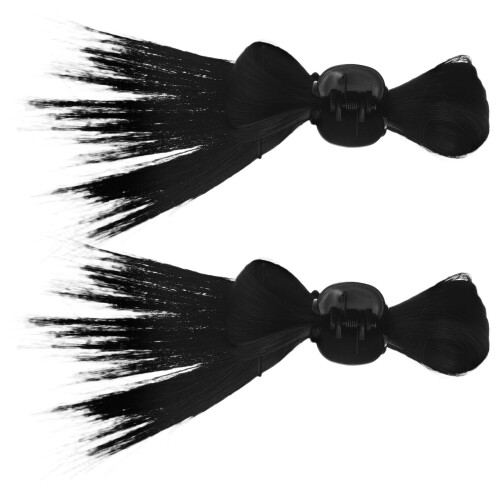 10Pièces Pinces Claw Noires Pour Bun Déco Et Style 1