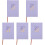5Pcs Household Planner Notebook 2025 Purple PU Paper Notebook 4