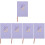 5Pcs Household Planner Notebook 2025 Purple PU Paper Notebook 7