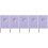 5Pcs Household Planner Notebook 2025 Purple PU Paper Notebook 11