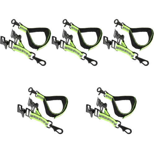 10Stk Reflektierende -Handschuhhalter Polyester Mit Clip 2