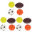 3Sets Kids Inflatable Toy Balls Assorted Color Educational Play Set 6