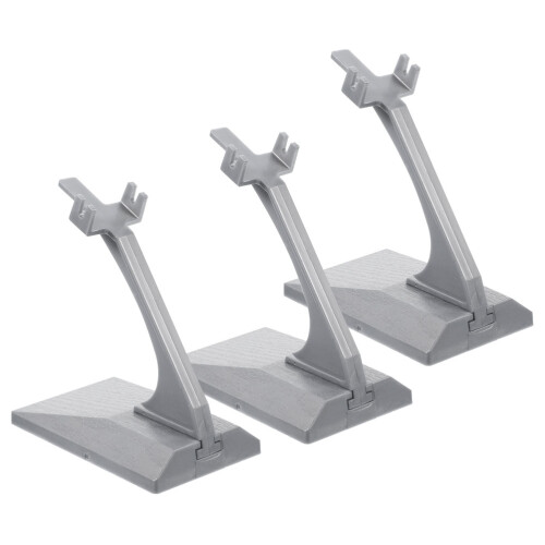 9Pièces Supports Plastique Gris Pour Exposition Bureau 2