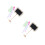 16Pièces Mini Tableau Noir Bois Pour Décorations Mariage 4