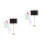 16Pièces Mini Tableau Noir Bois Pour Décorations Mariage 7