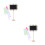 16Pièces Mini Tableau Noir Bois Pour Décorations Mariage 8