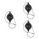 3Stk Birnen Boxsack PU Leder Für Reflex Und Koordination 10