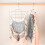 2Pcs Space Saving 8-Layer Bra Holder Organizer Silver Stainless Steel 5
