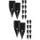 20Pièces Plumes De Remplacement En Acier Noir Pour Stylo 8