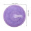 2Pcs Purple Clothes Organizer Bag Hanging Storage Net Foldable 3-Layer 2