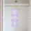 2Pcs Purple Clothes Organizer Bag Hanging Storage Net Foldable 3-Layer 4