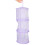 2Pcs Purple Clothes Organizer Bag Hanging Storage Net Foldable 3-Layer 5