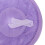 2Pcs Purple Clothes Organizer Bag Hanging Storage Net Foldable 3-Layer 7