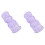 2Pcs Purple Clothes Organizer Bag Hanging Storage Net Foldable 3-Layer 8
