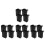 16Pcs Black Plastic Aquarium Plant Holders Hanging Planters 5