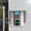 2Pièces Protection Murale Inox Durable Résistante Argent 6