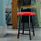 2Pièces Assise Plastique Rouge Pour Canteen 4