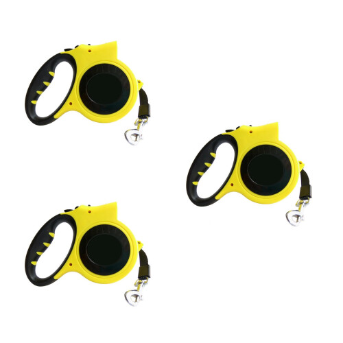 3Pièces Laisse Animaux Large Lumière LED 1