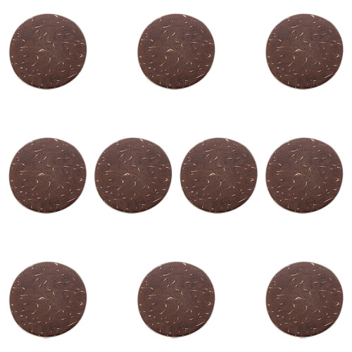 40Pcs Natural Brown Coconuts Shell Material for Scenic Model Supplies 1