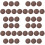 40Pcs Natural Brown Coconuts Shell Material for Scenic Model Supplies 6