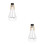2Pièces Accessoire Trompette Mute En ABS Argent Pratique Et Durable 10
