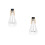 2Pièces Accessoire Trompette Mute En ABS Argent Pratique Et Durable 11