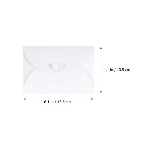60St Mini Witte Enveloppen Delicate Kaarton 1