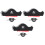 12Pcs Multi Pirate Hat and Eye Patch Set Durable Costume for Halloween 2